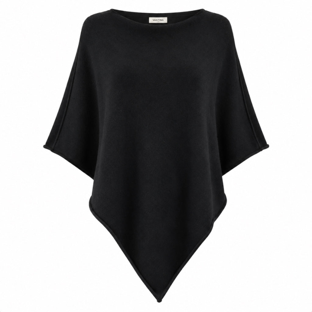 Sort poncho