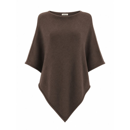 Brun poncho