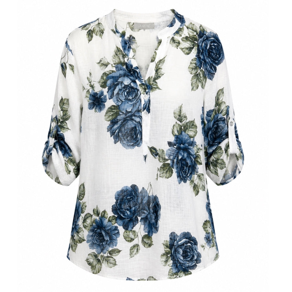 Blomstret skjorte