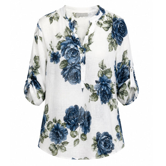 Blomstret skjorte