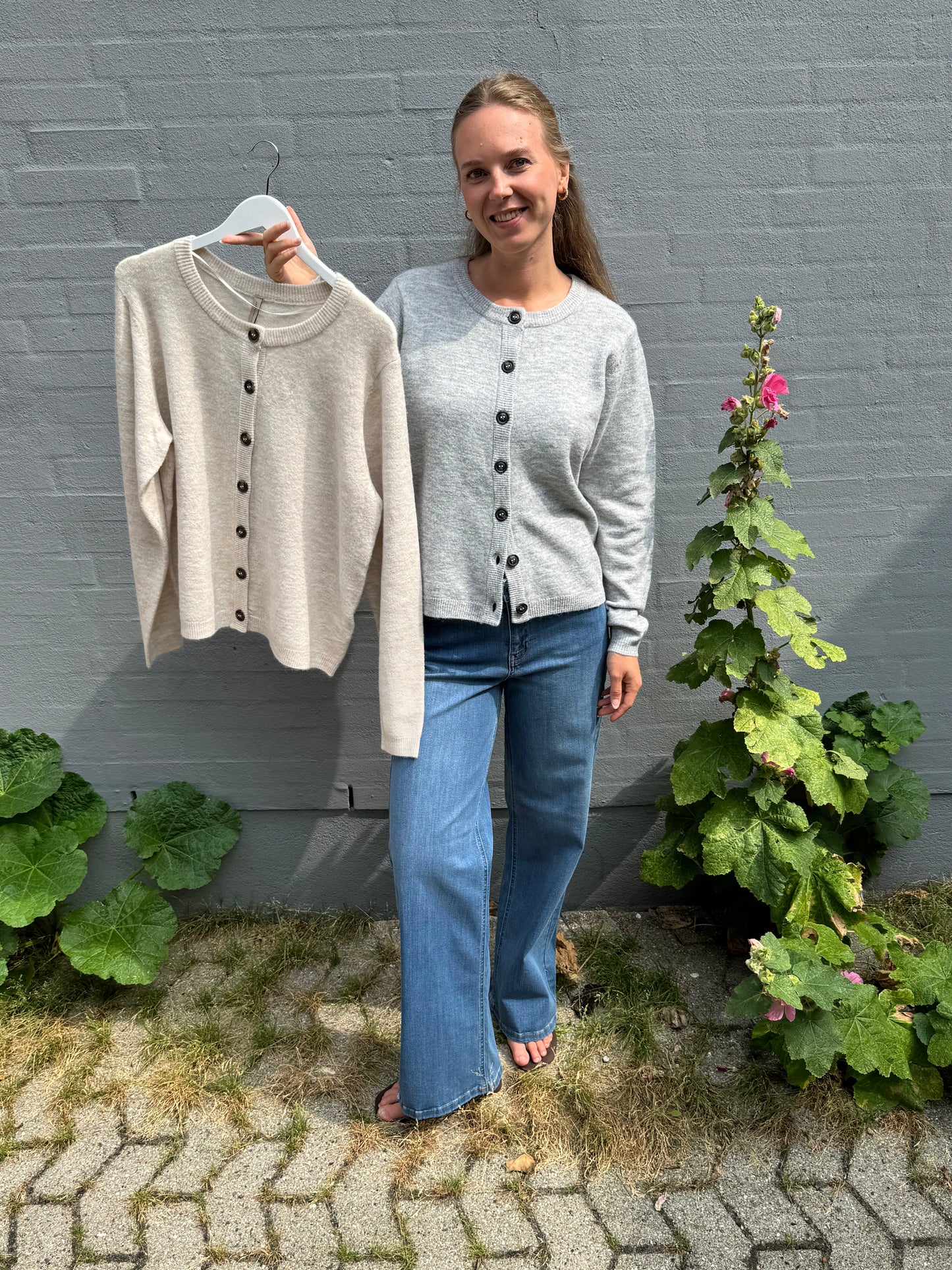Beige cardigan